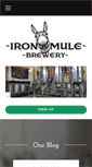 Mobile Screenshot of ironmulebrewery.com